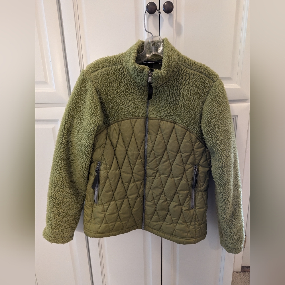 Vintage Patagonia Bernese Mountain Sherpa Quilted Nano Puff Jacket Womens Small